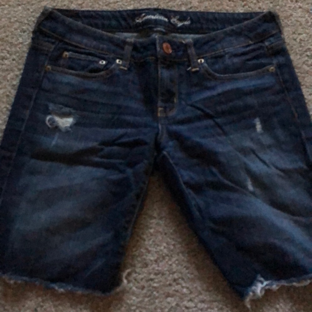 Denim shorts